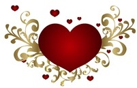 Valentines Day Header Heart from DreamsTime