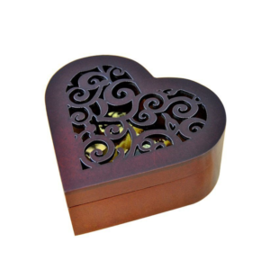 Wooden Heart Music Box
