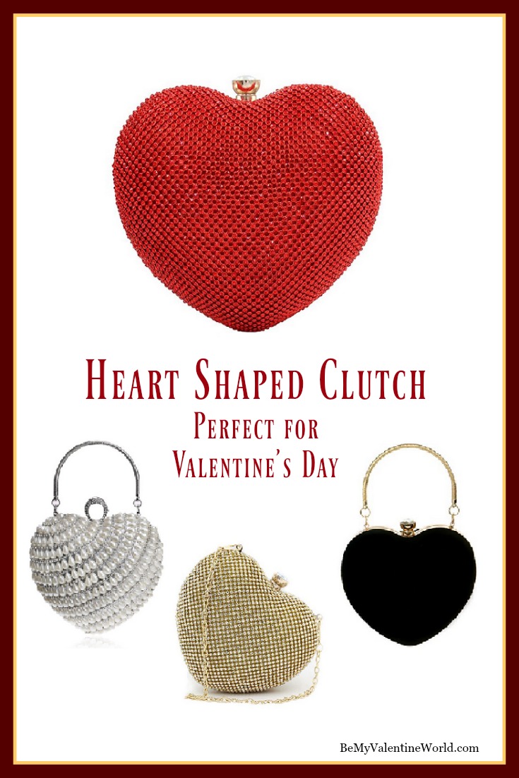 Heart Shapes Clutch Handbags