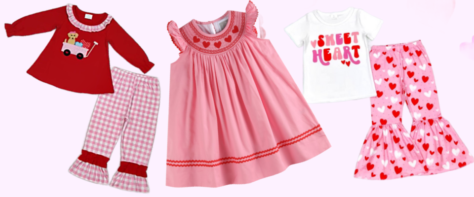 Valentine Dresses and Outfits for Toddlers